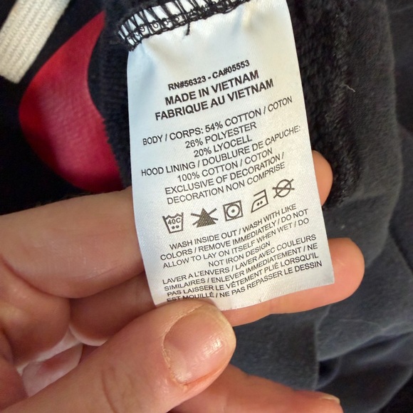 Nike Sportswear Heritage graphic pullover hoodie black size XL. - Picture 6 of 7